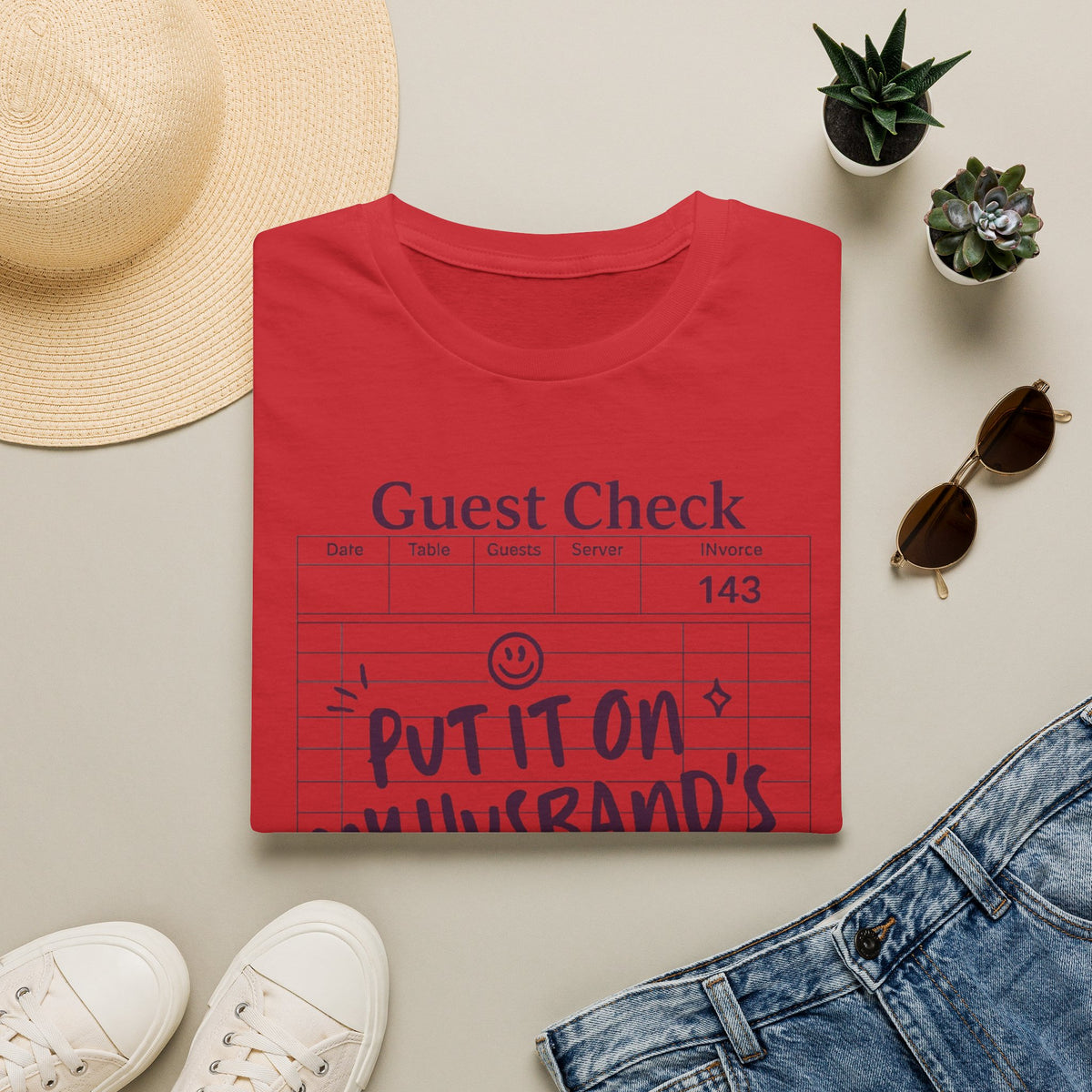 Put It On My Husbands Tab - Tee
