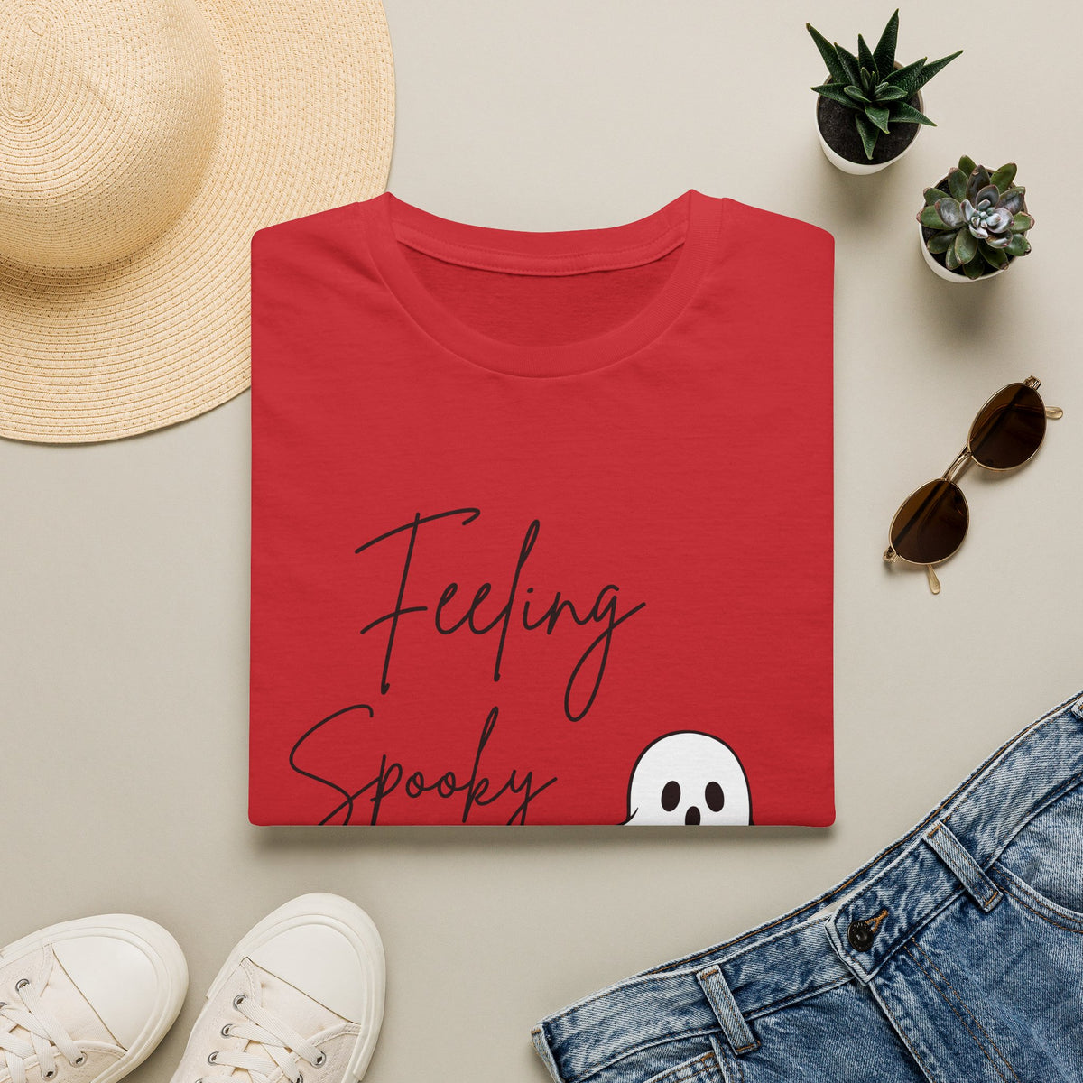 Feeling Spooky - Ghost - Tee