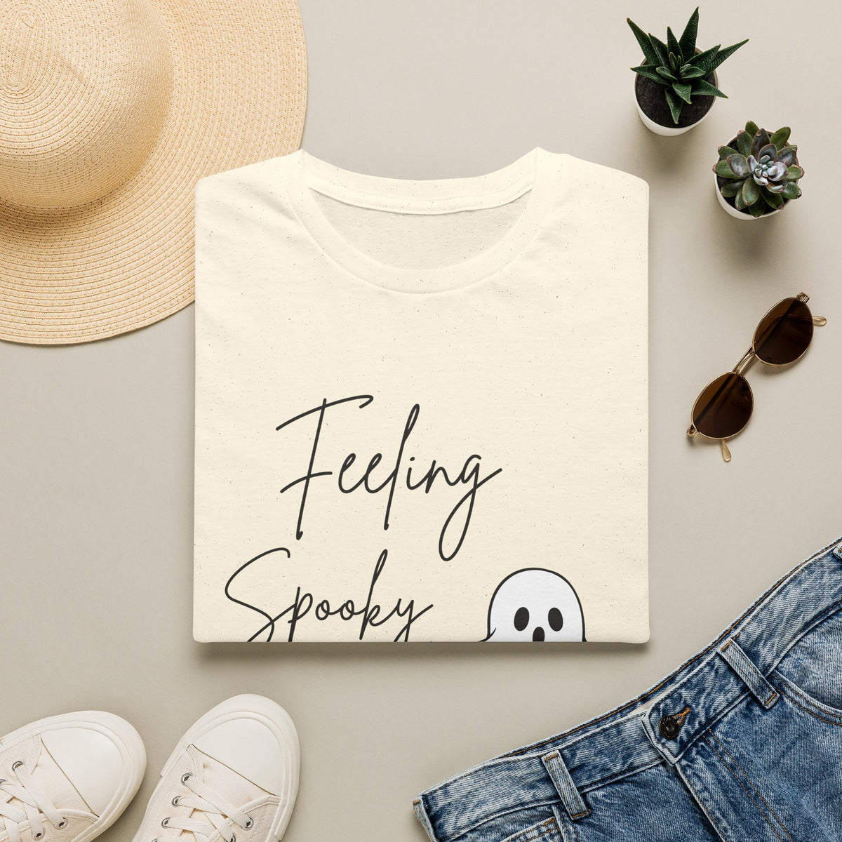 Feeling Spooky - Ghost - Tee
