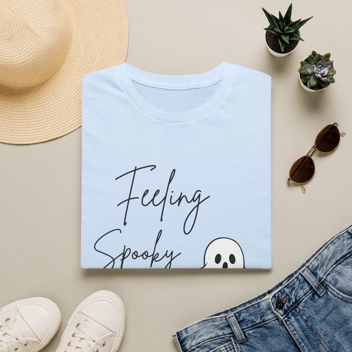 Feeling Spooky - Ghost - Tee