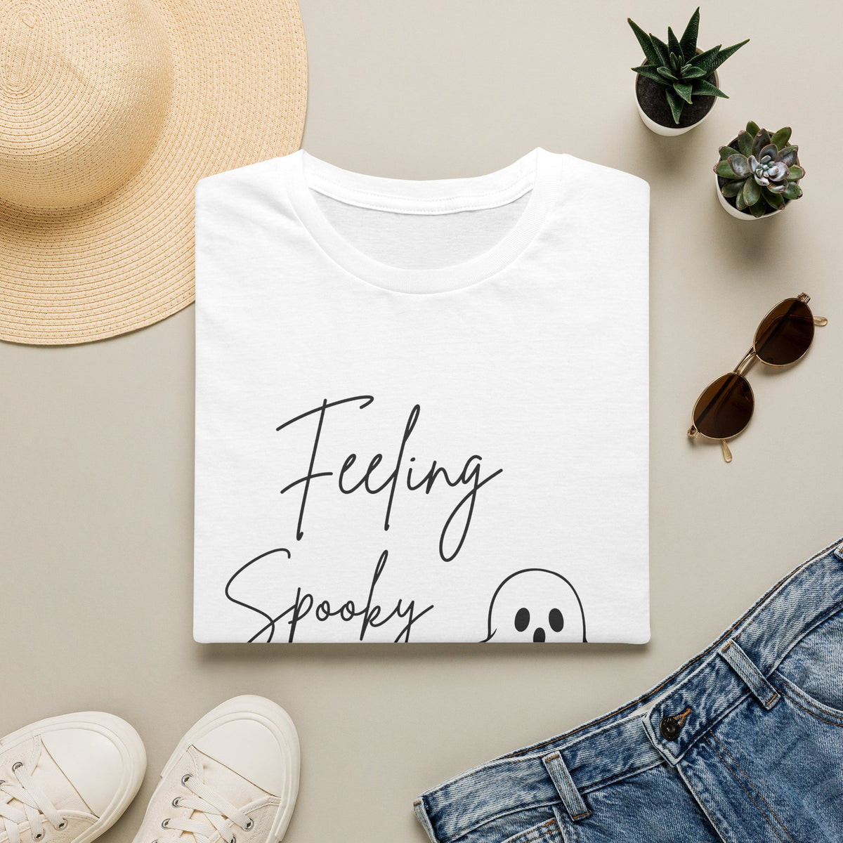 Feeling Spooky - Ghost - Tee