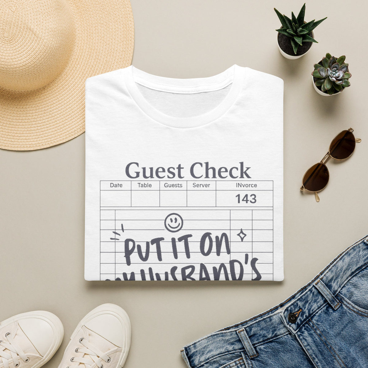 Put It On My Husbands Tab - Tee