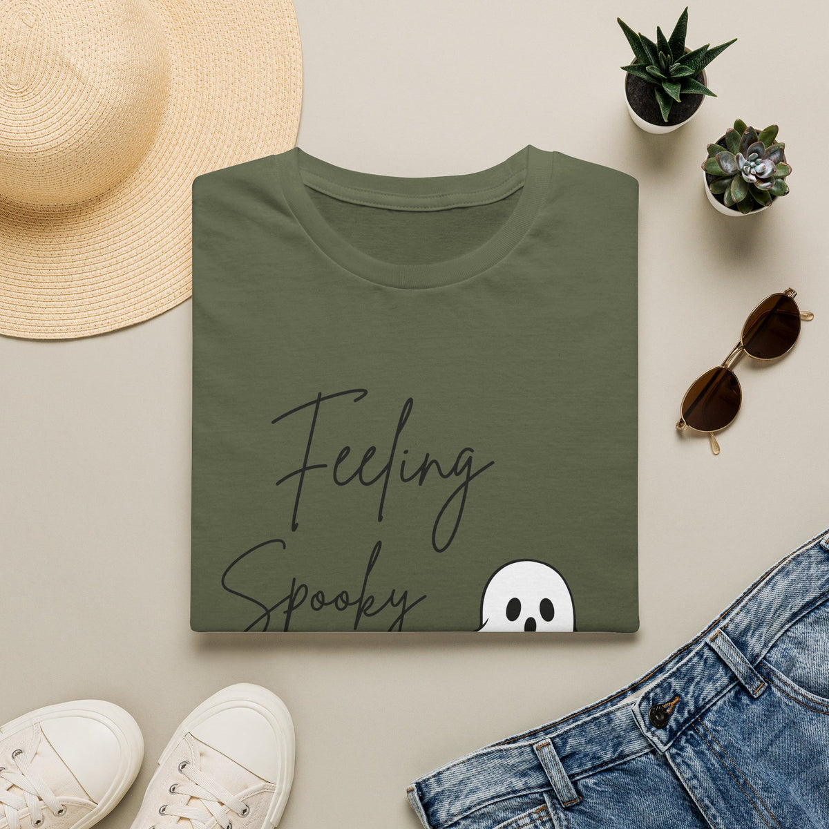 Feeling Spooky - Ghost - Tee