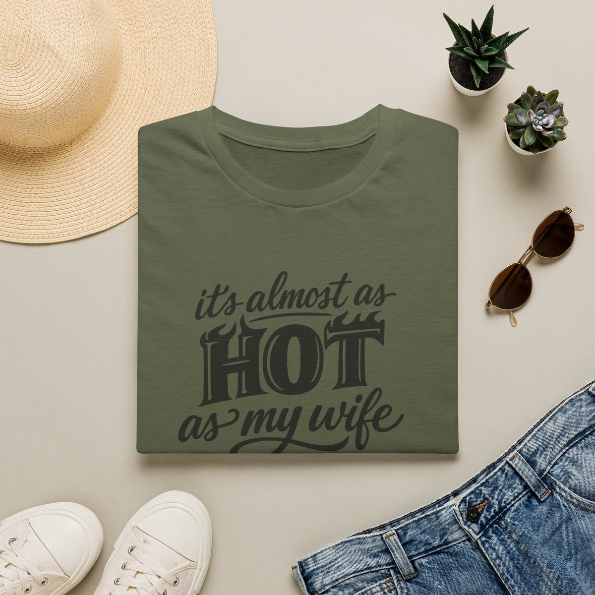 Hot As My Wife - Tee