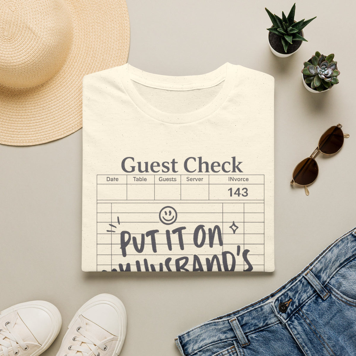 Put It On My Husbands Tab - Tee