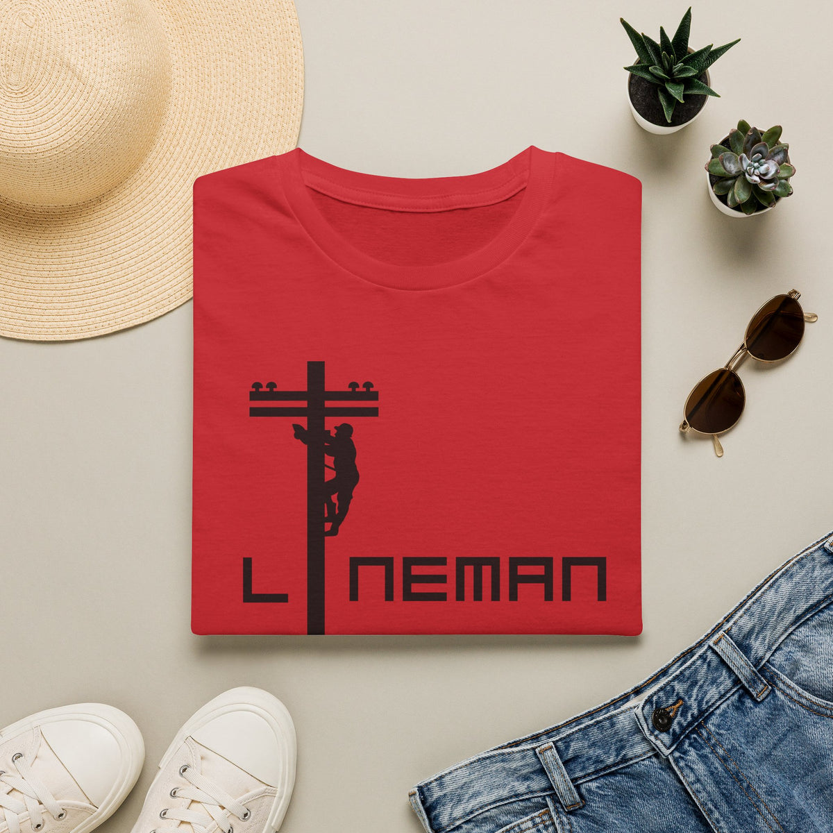Lineman pillows - Tee