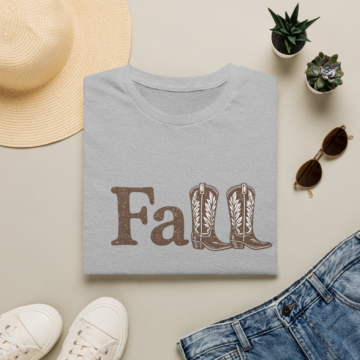 Fall - Fall with boots - Tee