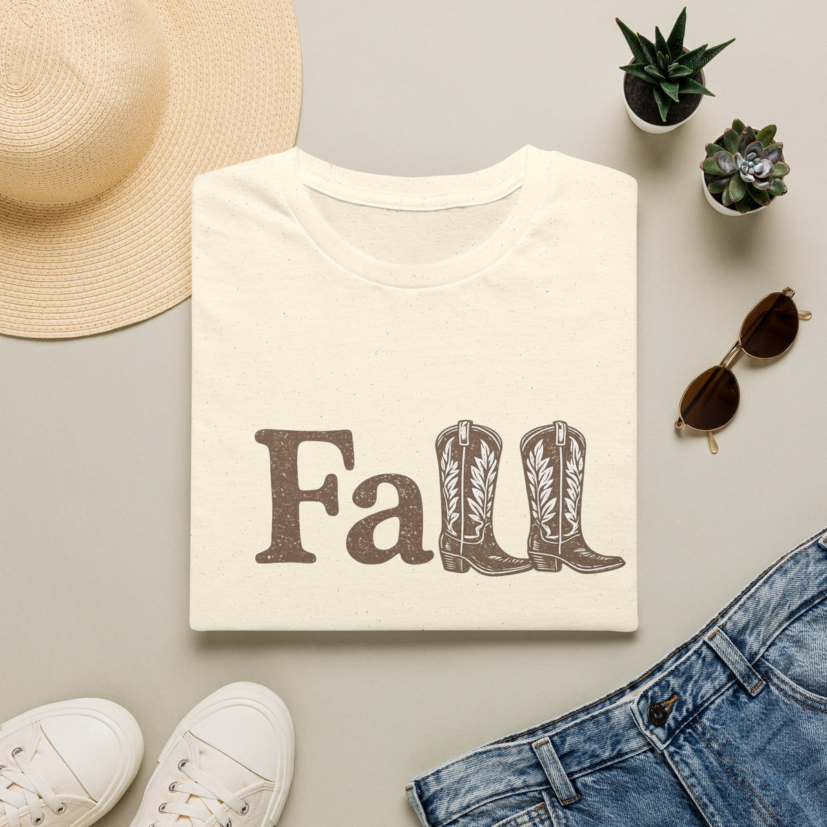Fall - Fall with boots - Tee